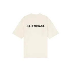 T-shirt com logótipo, corte médio «Beige» 612966TMVF49069