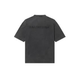T-shirt com logótipo, corte médio «Cinza» 612966TLVB91146