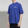 T-shirt com logótipo, corte médio «Indigo» 612966TLVB34388