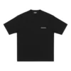 T-shirt com logótipo, corte médio «Preto» 612966TMVF41070