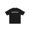 T-shirt com logótipo, corte médio «Preto» 612966TMVF41070