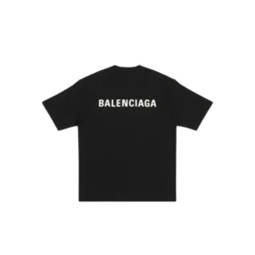 T-shirt com logótipo, corte médio «Preto» 612966TMVF41070
