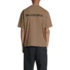 T-shirt com logótipo, corte médio «Tan» 612966TMVF47761