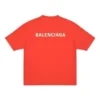 T-shirt com logótipo, corte médio «Vermelho Brilhante» 612966TMVF43168