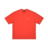 T-shirt com logótipo, corte médio «Vermelho Brilhante» 612966TMVF43168