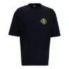 T-shirt com logótipo Crest «Black» 612966TLV611000