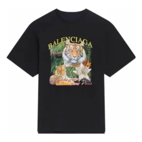 T-shirt com logótipo do Ano do Tigre “Preto” 681314TLVH21000