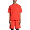 T-shirt com logótipo e corte regular «Bright Red» 612965TMVF43168