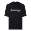 T-shirt com logótipo em script «Black White» 612966TMVB41070
