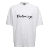 T-shirt com logótipo em script «Branco/Preto» 612966TMVB49040