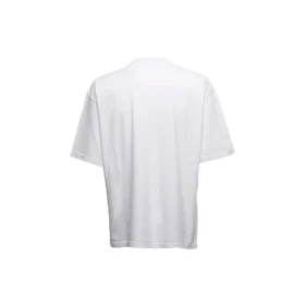 T-shirt com logótipo em script «Branco/Preto» 612966TMVB49040