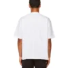 T-shirt com logótipo em script «Branco/Preto» 612966TMVB49040