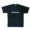 T-shirt com logótipo esbatido «Black Blue» 661705TKVD51070