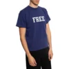 T-shirt com logótipo gratuito «Navy» 612965TKVD33967