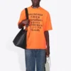T-shirt com logótipo «Orange Black» 641614TJVI37513