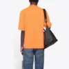 T-shirt com logótipo «Orange Black» 641614TJVI37513