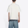 T-shirt com logótipo Varsity, corte médio «Branco» 612966TLV891375