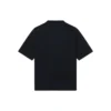 T-shirt com logótipo Varsity, corte médio «Preto» 612966TLV891076