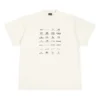 T-shirt com logótipos «Archives» Oversized «Branco» 712398TNVQ79784
