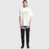 T-shirt com logótipos «Archives» Oversized «Branco» 712398TNVQ79784