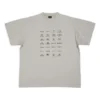 T-shirt com logótipos «Cinza Claro» 712398TNVQ71342