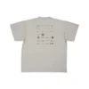 T-shirt com logótipos «Cinza Claro» 712398TNVQ71342