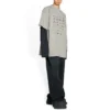 T-shirt com logótipos «Cinza Claro» 712398TNVQ71342
