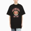 T-shirt de algodão com estampado do logótipo da faculdade «Est. 1917» «Preto» 676589TLV898067