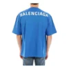 T-shirt de algodão com logótipo nas costas «Blue» 570805THV808077