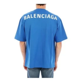 T-shirt de algodão com logótipo nas costas «Blue» 570805THV808077