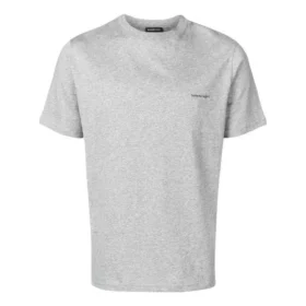T-shirt de algodão com logótipo pequeno «Cinza» 556151TYK281300