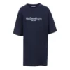 T-shirt de algodão oversized EST. 1917 «Azul escuro» 583218TFV44
