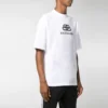 T-shirt de corte regular em malha entrelaçada BB «Branco» 578139TEV489044