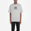T-shirt de corte regular em malha entrelaçada BB «Cinza» 578139TGV751300