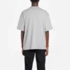 T-shirt de corte regular em malha entrelaçada BB «Cinza» 578139TGV751300