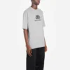 T-shirt de corte regular em malha entrelaçada BB «Cinza» 578139TGV751300