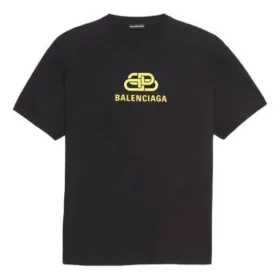 T-shirt de corte regular em malha entrelaçada BB «Preto» 578139TEV481361