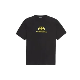 T-shirt de corte regular em malha entrelaçada BB «Preto» 578139TEV481361