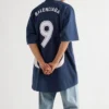 T-shirt de futebol oversized «Azul» 641664TJV054482