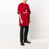 T-shirt de futebol oversized «Red White» 641666TJV056540