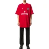 T-shirt de futebol oversized «Vermelho Branco» 641658TJV516540