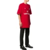T-shirt de futebol oversized «Vermelho Branco» 641658TJV516540