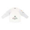 T-shirt de manga comprida invertida «Branco» 698155TMVC99000