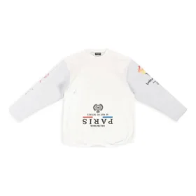 T-shirt de manga comprida invertida «Branco» 698155TMVC99000 T-shirt de manga comprida invertida «Branco» 698155TMVC99000