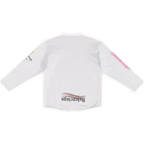 T-shirt de manga comprida invertida «Branco» 698155TMVC99000 T-shirt de manga comprida invertida «Branco» 698155TMVC99000