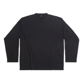 T-shirt de manga comprida Oversized «Black Faded» 739783TOVF49034