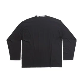 T-shirt de manga comprida Oversized «Black Faded» 739783TOVF49034