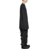 T-shirt de manga comprida Oversized «Black Faded» 739783TOVF49034