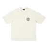 T-shirt de manga curta com logótipo Scissor Crest «Creme» 612966TMVA29069