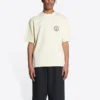 T-shirt de manga curta com logótipo Scissor Crest «Creme» 612966TMVA29069